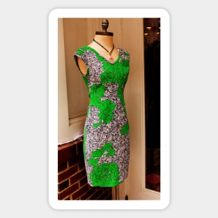 Green dress Sticker